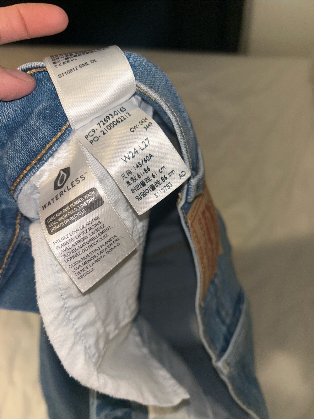 Levi’s Ribcage Straight Ankle Sz 24 - Picture 4 of 4